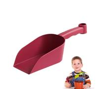 Pelle de jardin Firesid - 23 cm - Pelle à charbon portable, râteau à main, truelle et boîte à eau avec poignées souples, métal résistant à la rouille, idéale pour les tracés en plein air