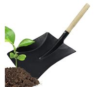 Pelle de Jardinage,Manche en Bois Robuste et Ergonomique - Outil de Creusage à Main,pour Cour, Terrain, Patio, Pelouse, Prairie, Porche