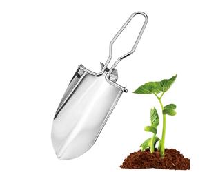 Pelle de Jardinage - Outil De Jardin Pliable en Acier Inoxydable | Truelle À Main De Jardinage | pour Planter, Transplanter, Semer et Préparer Le Sol