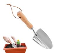 Pelle de Jardinage | Plantoir à Main pour Plantation - Manche Ergonomique en Acier Inoxydable pour Jardinage Travaux Extérieur