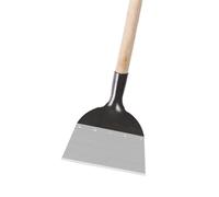 Pelle de nettoyage plate, pelle de jardin carrée - Outils de jardin avec pelle à glace à tête plate, sans poteau, acier au manganèse, outil de désherbage agricole pour bords de cédés