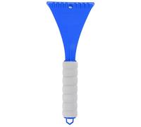 Pelle DE Pare-Brise DE Voiture Ergonomique MANIPULÉE Sécurisée Portable GRATTOIR DE Glace VÉHICULE en Pleine Neige (Bleu)