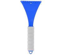 Pelle de pare-brise de voiture EVA, poignée ergonomique, coin arrondi, grattoir à glace Portable sûr pour véhicule extérieur, bleu neige
