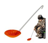 Pelle de pêche à Long Manche - Pelle à Poisson en Aluminium - Plus de Flexion - en d'aluminium - Accessoire de pêche pour Les pêcheurs d'hiver