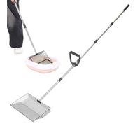 Pelle d'écurie | Passoire à litière antiadhésive, pelle télescopique robuste pour jardin, volaille, arrière-cour, cour, chien, lapin et extérieur