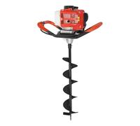 Pelle électrique 2,3 HP avec 3 forets de tarière et perche d'extension, dissipation efficace de la chaleur pour un perçage rapide du sol