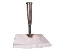 Pelle en Acier Argenté Multifonctionnelle pour Jardin et Bonsaï | Bêche de Jardin Forgée, Outil de Désherbage pour Transplantation, Format Compact à Ranger Facilement