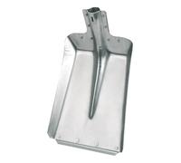 Kerbl Pelle en aluminium Taille 5 2973 – 28 cm, bord pare-chocs galvanisé, sans poignée