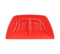 Pelle en Plastique Robuste Grande capacité PP Matériel Pelle à Neige Outil de Jardin Construction Propre Pelle pour Le Sol de Gravier Feuilles Déneigement Allée Débris (Rouge)