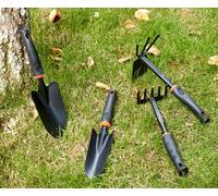 Pelle épaissie fleur pelle fer râteau ensemble de jardinage quatre pièces ensemble de jardinage fleur et légume désherbage pelle mini outil de jardin