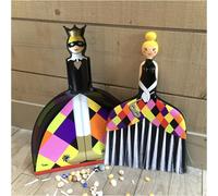 Pelle et balayette arlequin