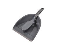 Pelle et balayette bicolore anthracite taupe