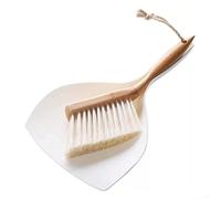 Pelle et balayette compacte avec long manche pour un nettoyage rapide de la cuisine, de la salle de bain, du bureau, du hall