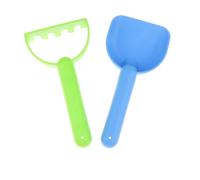 Pelle Et Râteau Colorés En Plastique, Ensemble De Jouets Pour Enfants, Château De Sable De Plage, 2 Pièces