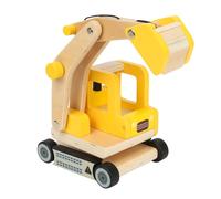 Small Foot Design – Pelle excavatrice en bois Ruspa multicolore avec cuillère