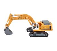 siku 1874, Pelle hydraulique Liebherr, 1:87, Métal/Plastique, Jaune, Bras de pelle mobile
