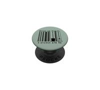 Pelle LOL Noire Minimale Noire pour Le Jardinage et Le Jardinage Biologique avec Code EAN PopSockets PopGrip Adhésif