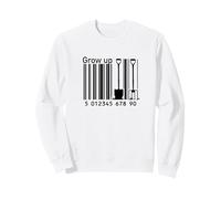Pelle LOL Noire Minimale Noire pour Le Jardinage et Le Jardinage Biologique avec Code EAN Sweatshirt