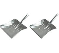 Pelle Métal Galvanisee 35 x 4 x 22 Cm, Unique, Metallique (Lot de 2)