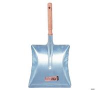 MSV Pelle de netoyage Acier Zinc Manche Bois, Gris