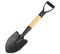 Pelle Multifonction de Jardinage en Acier Noir pour Terre et Légumes