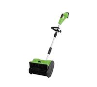 Pelle Neige électrique Chasse-Neige Électrique Portable 650 W À Pousser La Main, Lame Détachable, Machine De Déneigement for Routes Scolaires Déneigement Efficace(CXJ-01 Green)