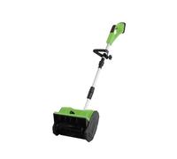 Pelle Neige électrique Chasse-Neige Petit Modèle Domestique, Pliable Haute Puissance, for Route Scolaire Déneigement Efficace(Brush 5 Knots Green)