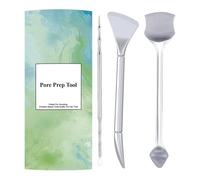Pelle nettoyante pour le visage en acier inoxydable - Kit exfoliant pour le visage - Kit de nettoyage de la peau en métal - Extracteur de maquillage - Outils pour femmes, adultes, amis