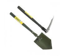 Perrin Pelle pioche US Army en acier – 3 positions – faible encombrement