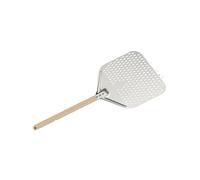 Pelle Pizza 1 pièces 12 14 pouces pelle à Pizza peler grand Long aluminium avec Long manche outils de pâtisserie pelles pelle Peel Paddle Pizza gâteau outils de cuisson cuisson(14inch wooden handle)