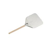 Pelle Pizza 1 pièces 12 14 pouces pelle à Pizza peler grand Long aluminium avec Long manche outils de pâtisserie pelles pelle Peel Paddle Pizza gâteau outils de cuisson cuisson(12inch wooden handle)