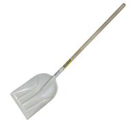 Pelle pour jardin GENERIQUE PERRIN - Pelle plastique blanche manche pomme 1,20 m + etiquette alimentaire
