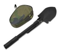 Pelle pliable pour camping randonnée bêche Acier au carbone Noir vidaXL
