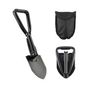 Pelle pliante BW - Pelle pliante avec poche - Pelle en acier - Pelle d'extérieur - Pour camping, survie et chasse