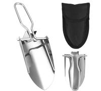 Pelle Pliante Multifonction en Acier Inoxydable, Mini Pelle de Jardinage et Camping, Compacte et Durable, pour Randonnée, Survie