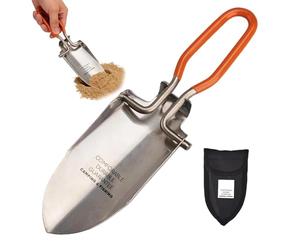 Pelle pliante Transplantoir robuste | pour Survie Randonnée Pêche Randonnée Camping Plage Outil de survie compact multifonction