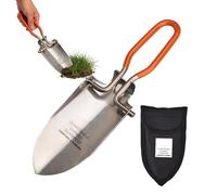 Pelle pour Camping | Bêche de Jardinage Robuste en Acier Inoxydable - pour pêche, Plage, Camping, randonnée, Trekking, Survie, extérieur,pour randonnée Trekking Survie Plage pêche à la Ligne e