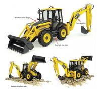 Pelle Rétro Komatsu Wb97s-8 1:50 Model 8139 Universal Hobbies