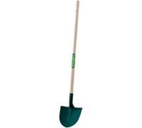 Pelle ronde tôle - 27cm - Manche bois 130 cm PEFC Bois G