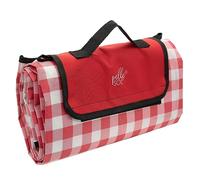 Pelle & Sol Couverture de pique-nique, couverture de plage pliable, imperméable, anti-sable, lavable en machine, randonnée, camping 200x140 cm (rouge)