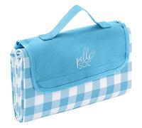 Pelle & Sol Couverture de pique-nique pliable pour l'extérieur, imperméable, anti-sable, lavable en machine, antidérapante, avec poignée de transport, pour famille, plage, randonnée, camping, 200 x