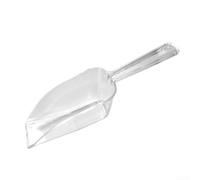 Pelle utilitaire en plastique multi-usages haute transparence pour grains de glace, sable, thé, bonbons, confiserie, outil de cuisine (trompette)