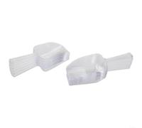 Pelle utilitaire en plastique multi-usages haute transparence pour grains de glace, sable, thé, bonbons, confiserie, outil de cuisine (grande taille)