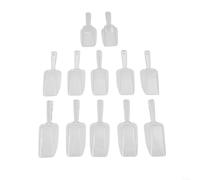 Pelle utilitaire en plastique multifonction haute transparence pour grains de glace, sable, thé, bonbons, confiserie, outil de cuisine (milieu et moyen)