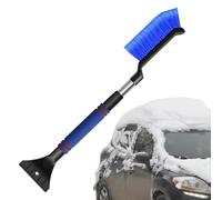 Pelle utilitaire Portable Pelle à Neige avec Brosse à Neige Extensible Pelle Utilitaire Antigel Haute Résistance Brosse à Neige Manche Ergonomique Balai à Neige Outil Comp