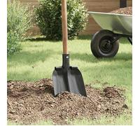 Pelle Vidaxl Tête de pelle Argent 33 x 21 cm Acier enduit de poudre