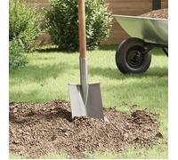 Pelle Vidaxl Tête de pelle Argent 43 x 17 cm Acier enduit de poudre