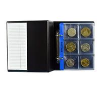 PELLER'S Album de Collection, 120 Pochettes pour Monnaies ou jetons jusqu'à 48mm de diamètre. Classeur S avec 20 Feuilles