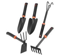 Pelles à main ergonomiques en acier au carbone - Design multifonction pour tourner efficacement le sol et enlever le désherbage - Pelle ergonomique de jardinage