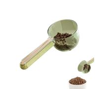 Pelles à nourriture pour chiens et chats - Poignée en bois, balance de précision, pelle à nourriture pour animaux domestiques, cuillère pour chat - Verre doseur avec clip de fermeture pour chiens et